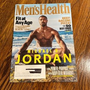 Men’s Health Magazine - April 2021 - Michael B Jordan mens creed black panther